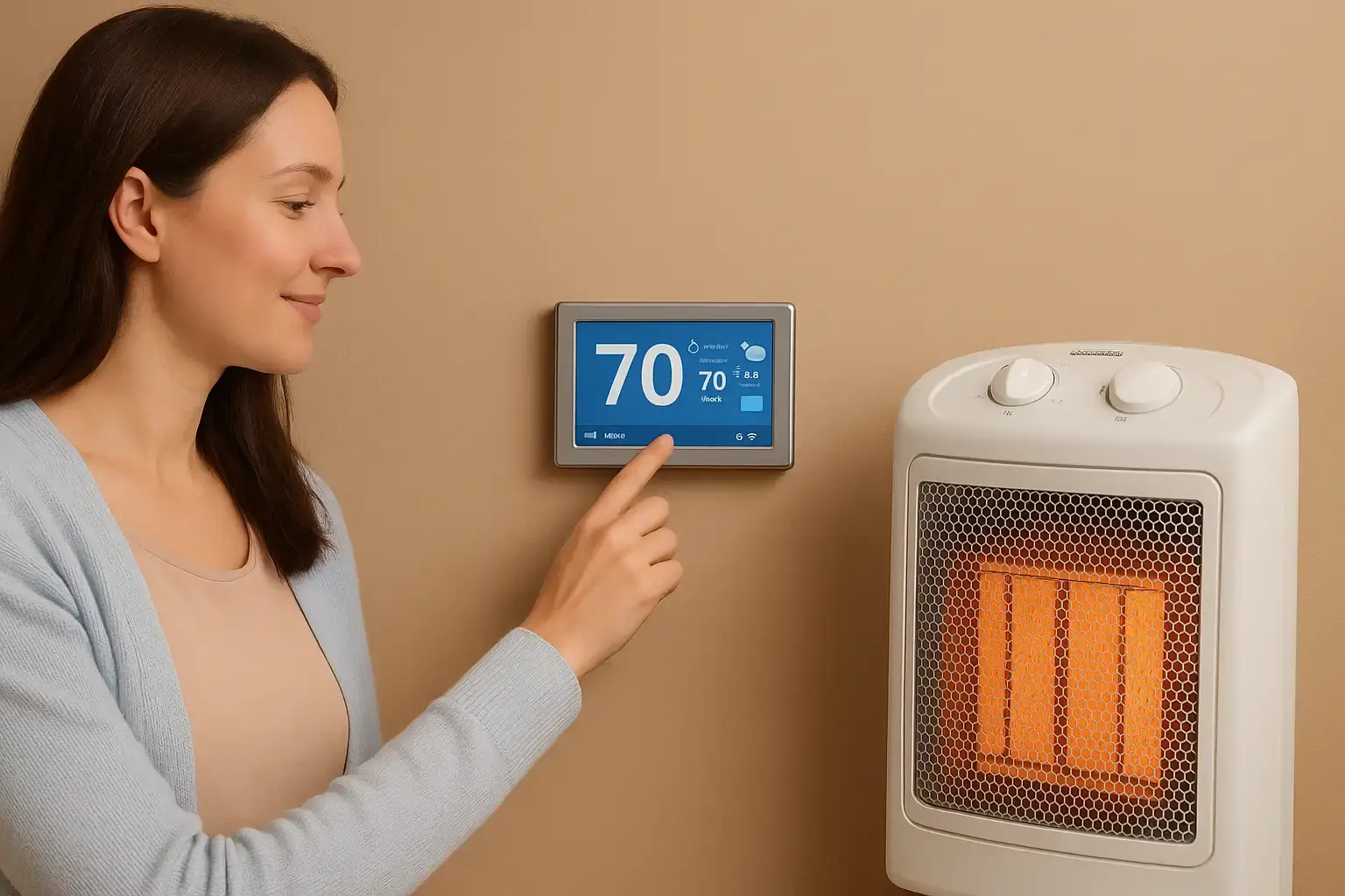 best temperature for heater