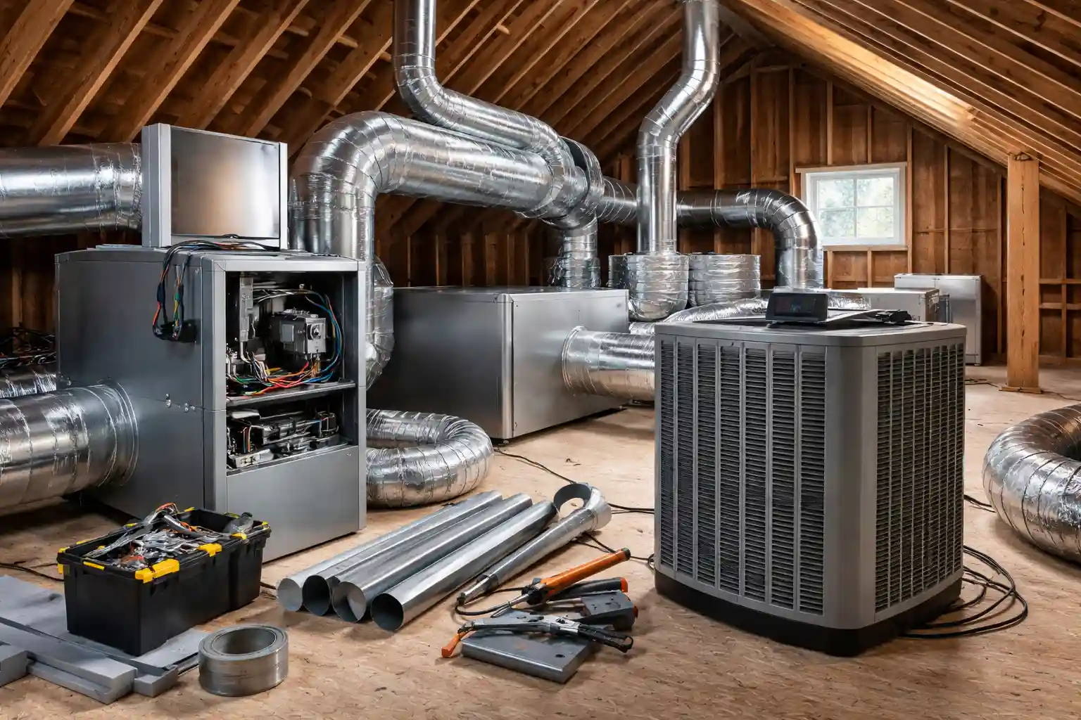 Cost to Install HVAC System with Ductwork