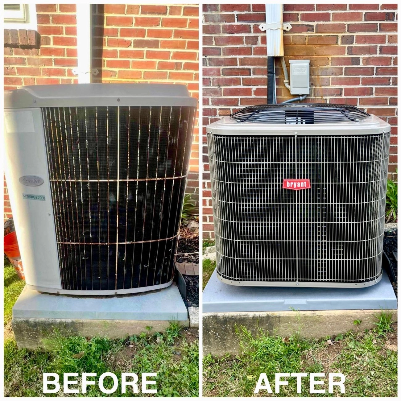 HVAC Replacement, Before & After Projects