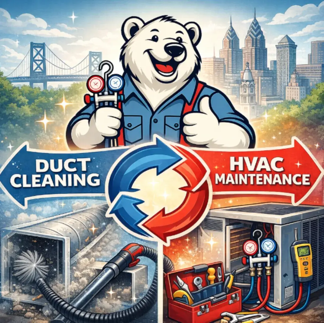Duct Cleaning vs. HVAC Maintenance: What Philadelphia Homeowners Actually Need