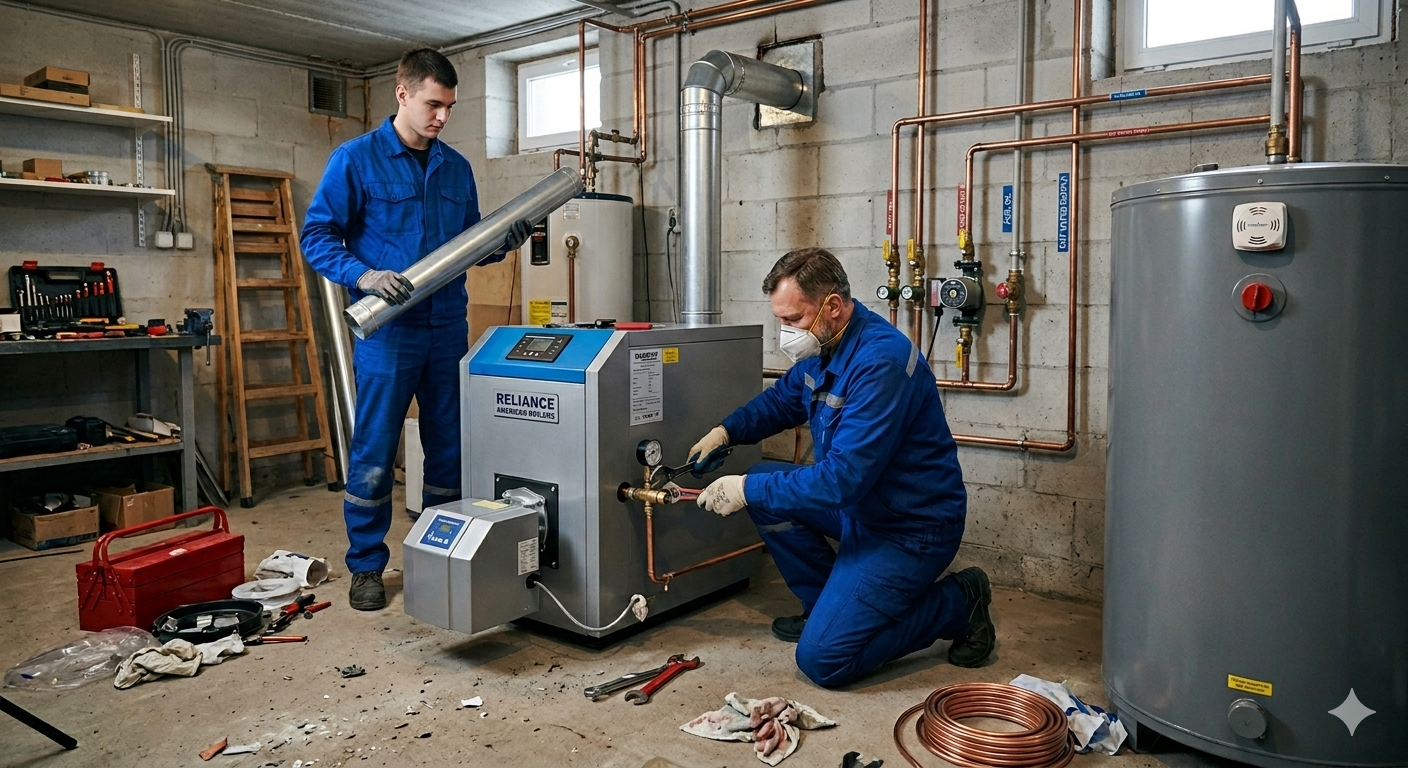 Oil Heater Installation