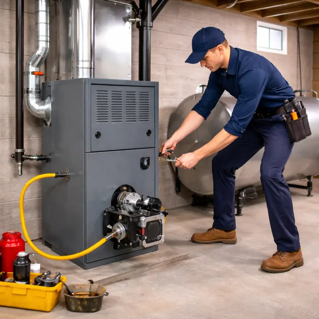 Oil Heater Installation