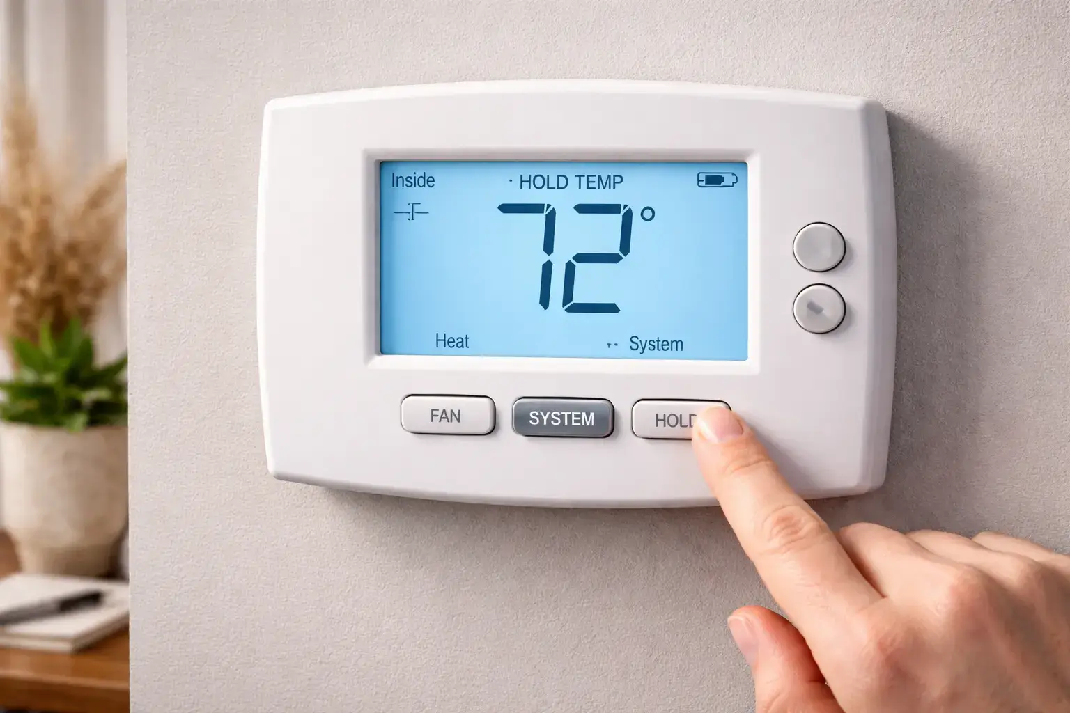 What Does Hold Mean on a Thermostat?